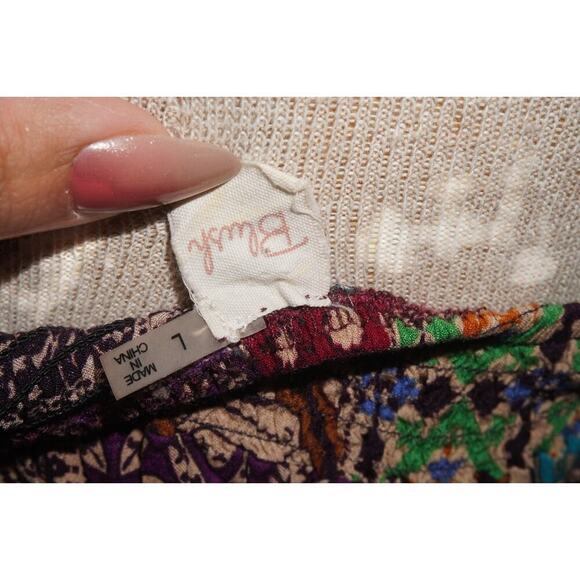 Boho Patchwork Cami Top – Fits Like Small – Banjara Print – Adjustable Spaghetti - Picture 6 of 6